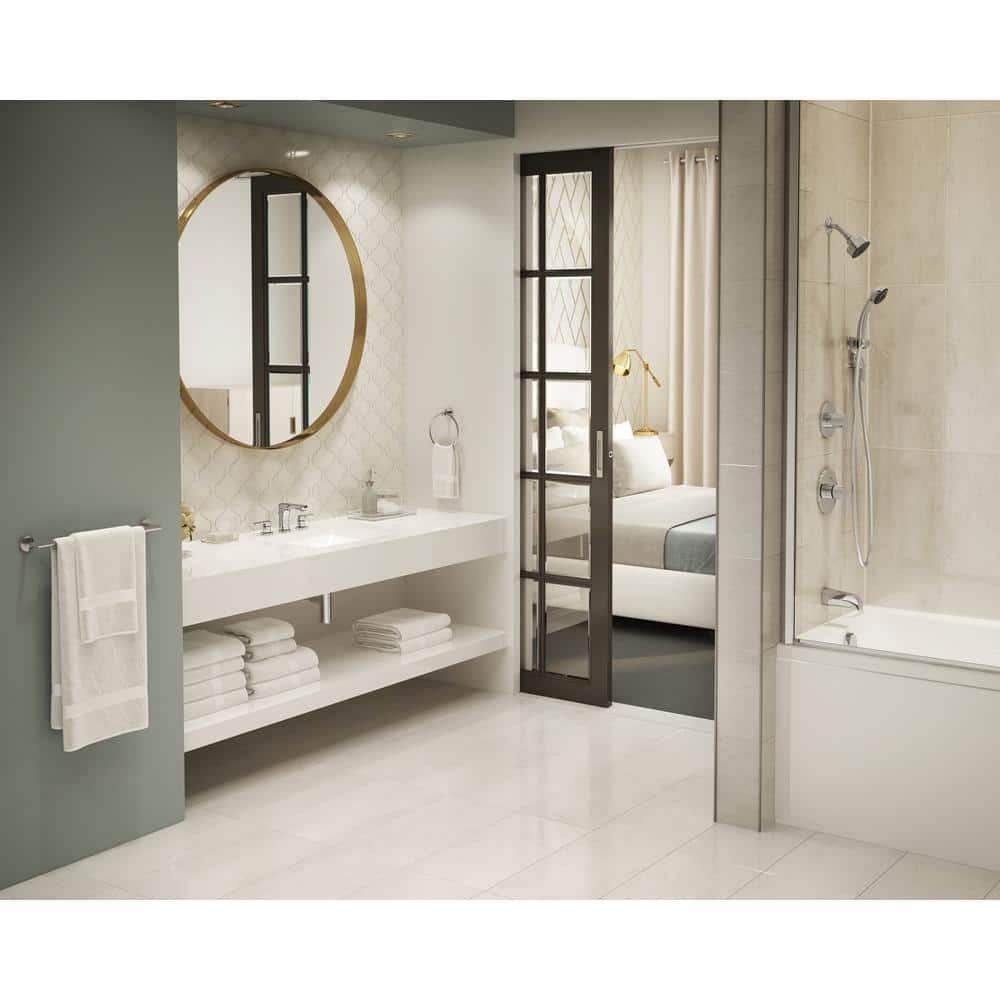 Chrome Wall Mounted Metal Towel Ring