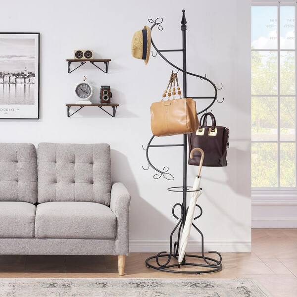 coat and purse rack