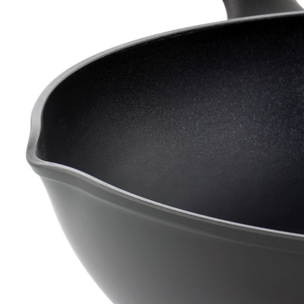 Oster Kingsway 8 Inch Aluminum Nonstick Frying Pan in Black 985119678M -  The Home Depot