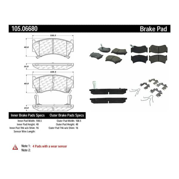 Centric Parts Disc Brake Pad Set