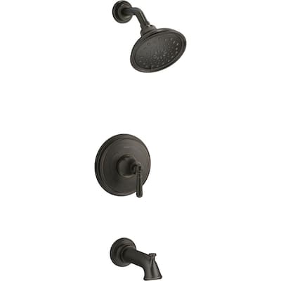 Capilano Single-Handle 3-Spray Tub and Shower Faucet in Oil-Rubbed Bronze (Valve Included)
