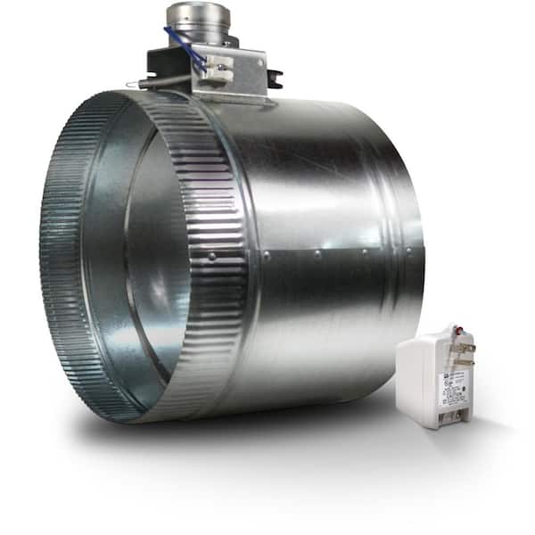Suncourt 10 in. Motorized Adjustable Damper Closed