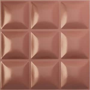 19 5/8 in. x 19 5/8 in. Classic EnduraWall Decorative 3D Wall Panel, Champagne Pink (12-Pack for 32.04 Sq. Ft.)