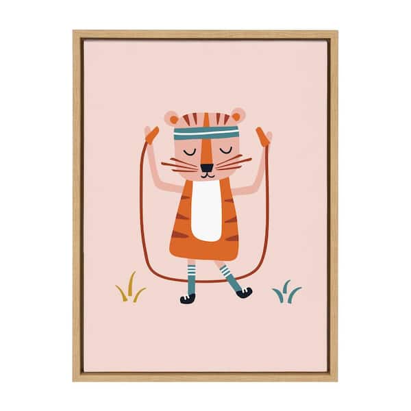 Kate and Laurel Sylvie Transitional Framed Canvas Wall Art 24 in. x 18 in.
