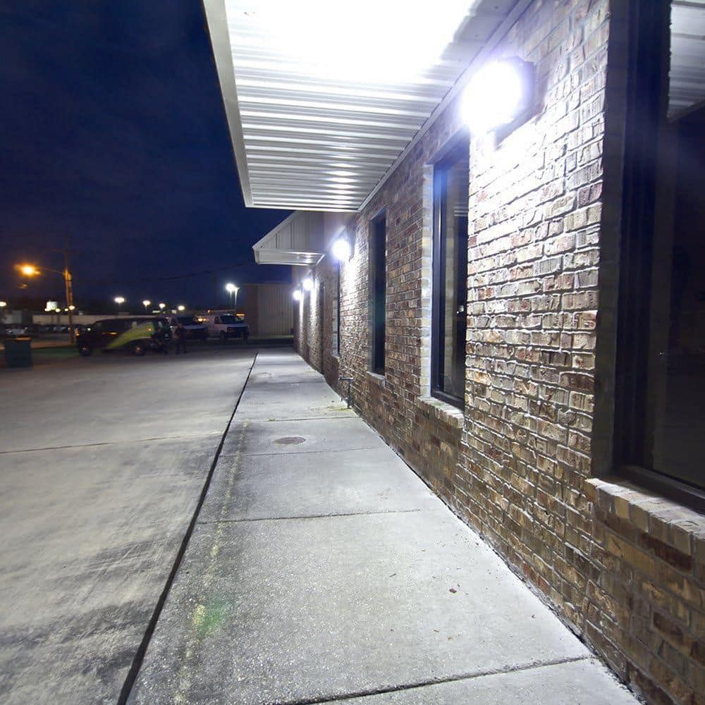 120 Watt Equivalent 15840 Lumen 120° ‎White Dusk to Dawn Integrated LED Flood Light with No Photocell for Parking price history on PriceWatchPro