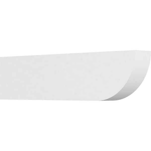 Ekena Millwork 3 in. x 6 in. x 24 in. Standard Durham Architectural Grade PVC Rafter Tail Brace