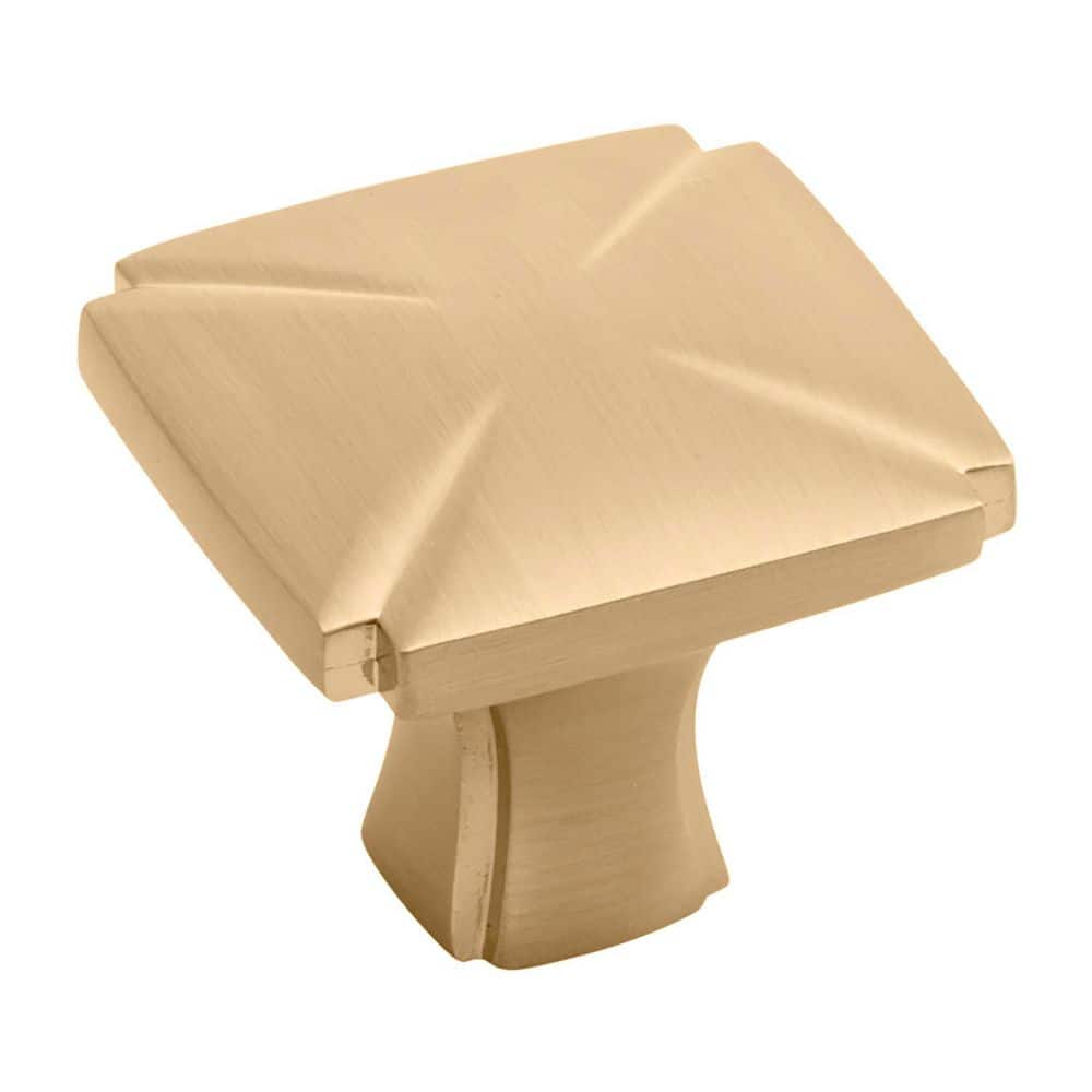 Bridges 1-3/16 in. Square Champagne Bronze Cabinet Knob (10-Pack) price history on PriceWatchPro