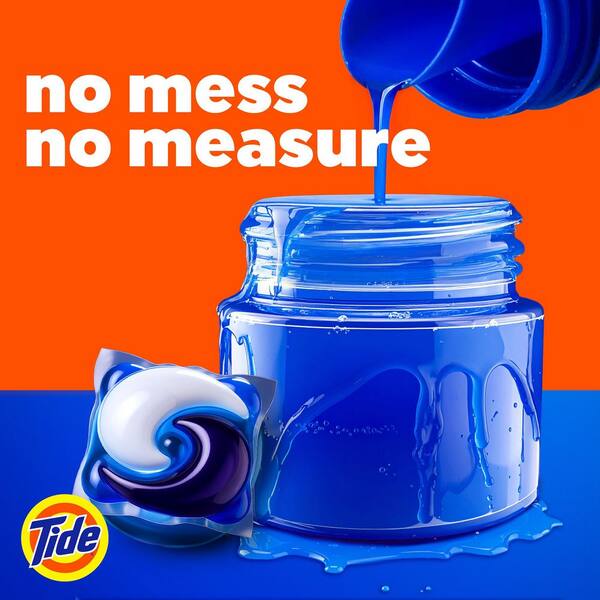 Tide 3 in 1 Original Scent Laundry Detergent Pods, 76-Count