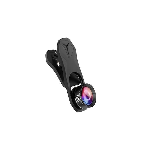 OBJLGEV 180° Fisheye Lens with Clip for iPhone Samsung Google Android Smartphones Anamorphic Cell Phone Lens Funny Pictures