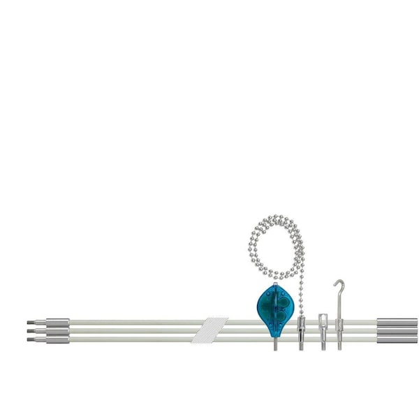 3/16 in. Dia x 15 ft. Glow Rod Kit, Light Green