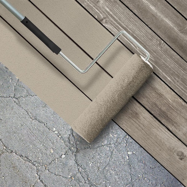 1 gal. #PFC-32 Spanish Parador Textured Low-Lustre Enamel Interior/Exterior Porch and Patio Anti-Slip Floor Paint