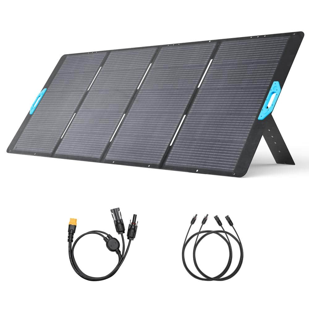 Anker 400W SOLIX PS400 Monocrystalline Silicon Portable Solar Panel for Power Station Generator, Boat Camping, IP67 Waterproof