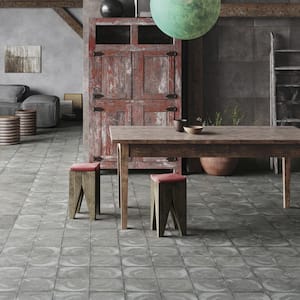 Kings Vendome Gris 17-3/4 in. x 17-3/4 in. Porcelain Floor and Wall Tile (11.1 sq. ft./Case)