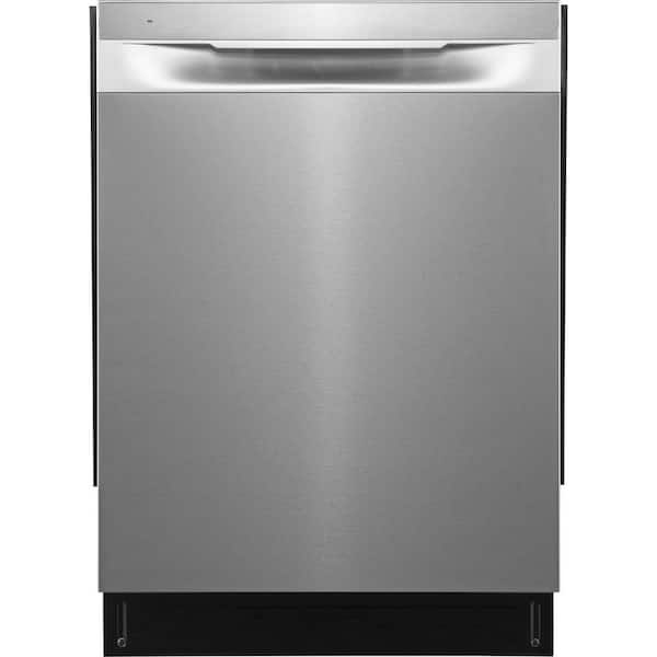 24 in. Top Control Built-In Tall Tub Dishwasher in Stainless Steel with 5-Cycles 49dBA and Hybrid Tub