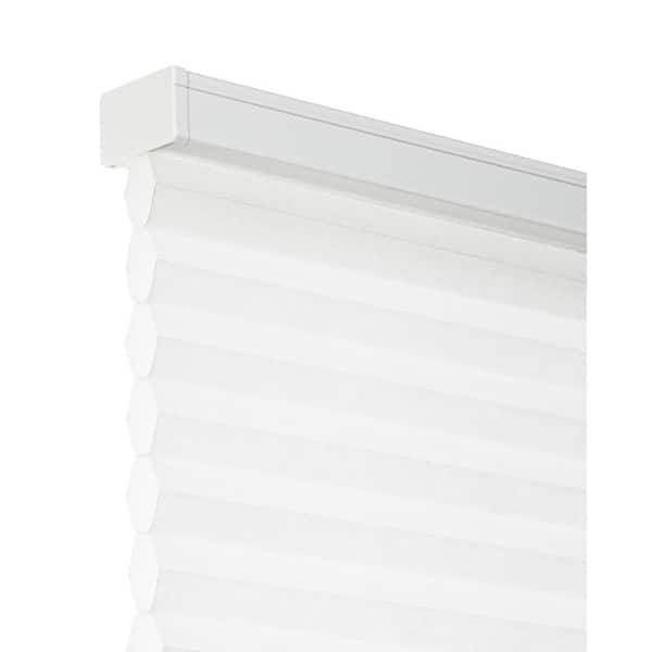 Chicology Cut-to-Size Simply White Cordless Light Filtering Insulating Polyester Cellular Shade 65.5 in. W x 72 in. L