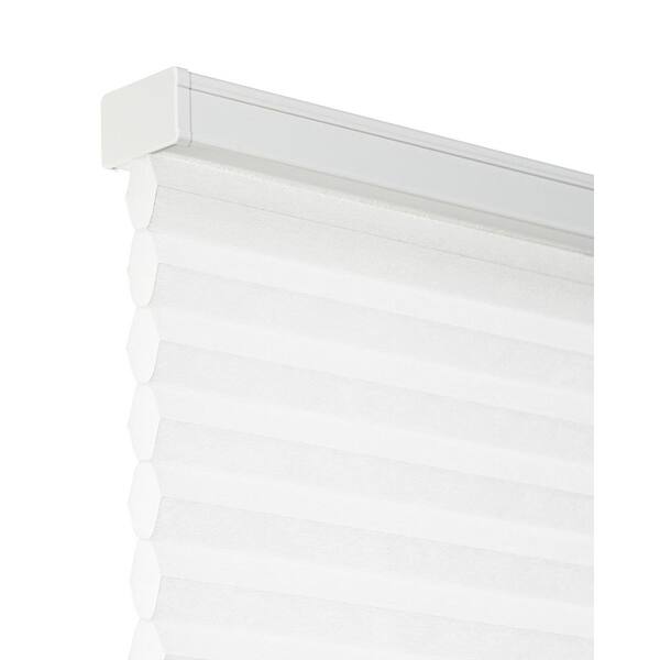 Chicology Cut-to-Size Simply White Cordless Light Filtering Insulating Polyester Cellular Shade 70.75 in. W x 48 in. L