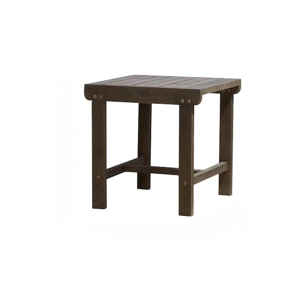 Unbranded Teak Solid Wood Outdoor Side Table.