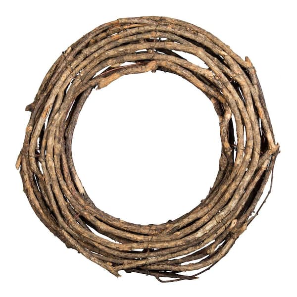 Shine Company 20 in. Artificial x 4.5 in. Artificial Grapevine Wreath (2-Pack)