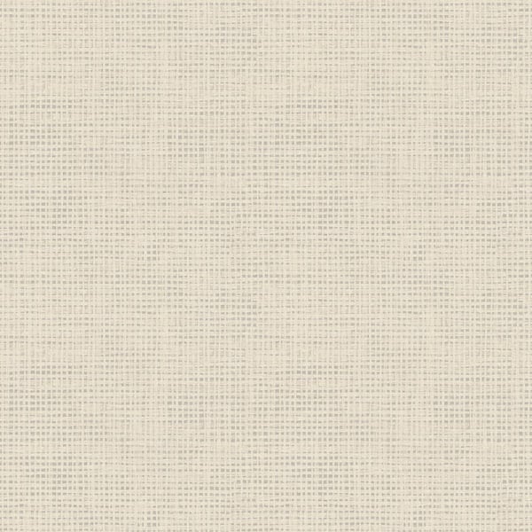 Chesapeake Nimmie Bone Basketweave Wallpaper Sample