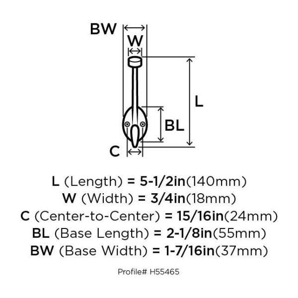 Satin Nickel Wall Mounted Single Coat and Hat Hook