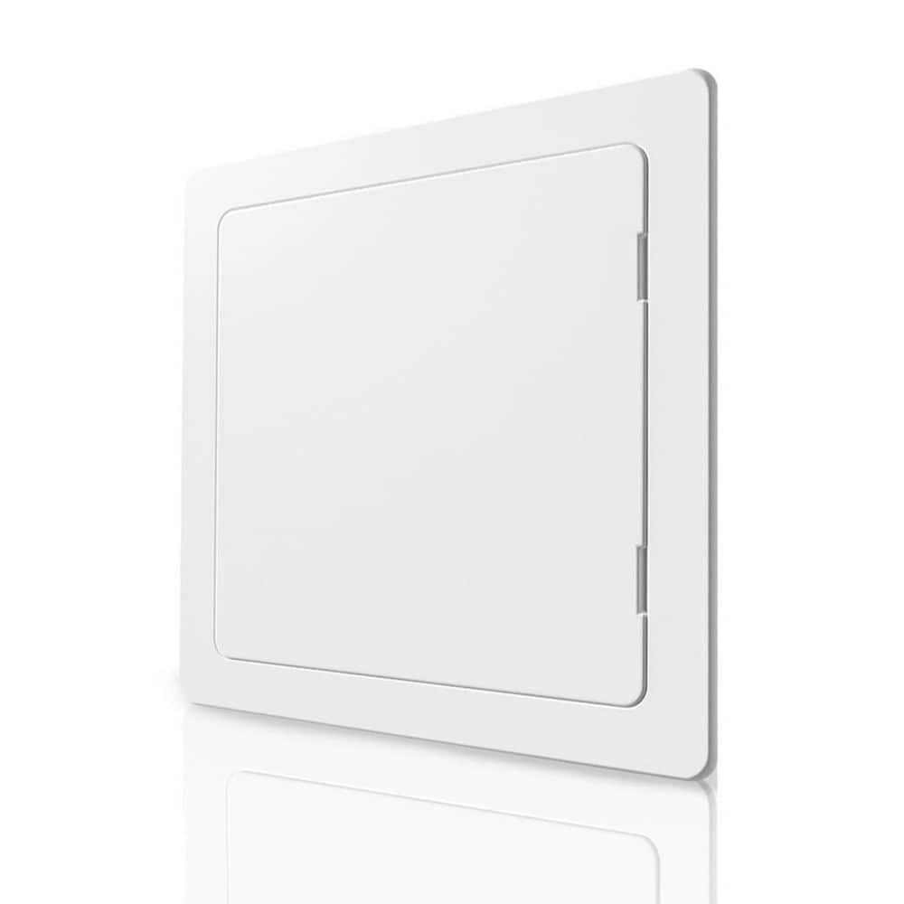 BeamBox 1-Gang White Flush Blank Plate Plastic Wall Plate, 16 in