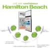 Hamilton Beach 7.5 cu. ft. Top Freezer, Refrigerator, in Stainless Steel  Design HBFR7500 - The Home Depot