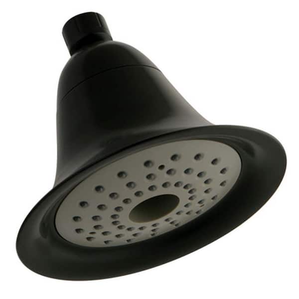 Kingston Brass 2-Spray 6 in. Single Wall Mount Fixed Shower Head in Oil Rubbed Bronze