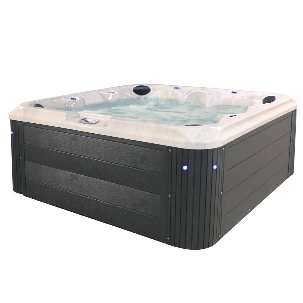 AquaLife Grand Banks 6-Person 81-Jet 240-Volt Acrylic Hot