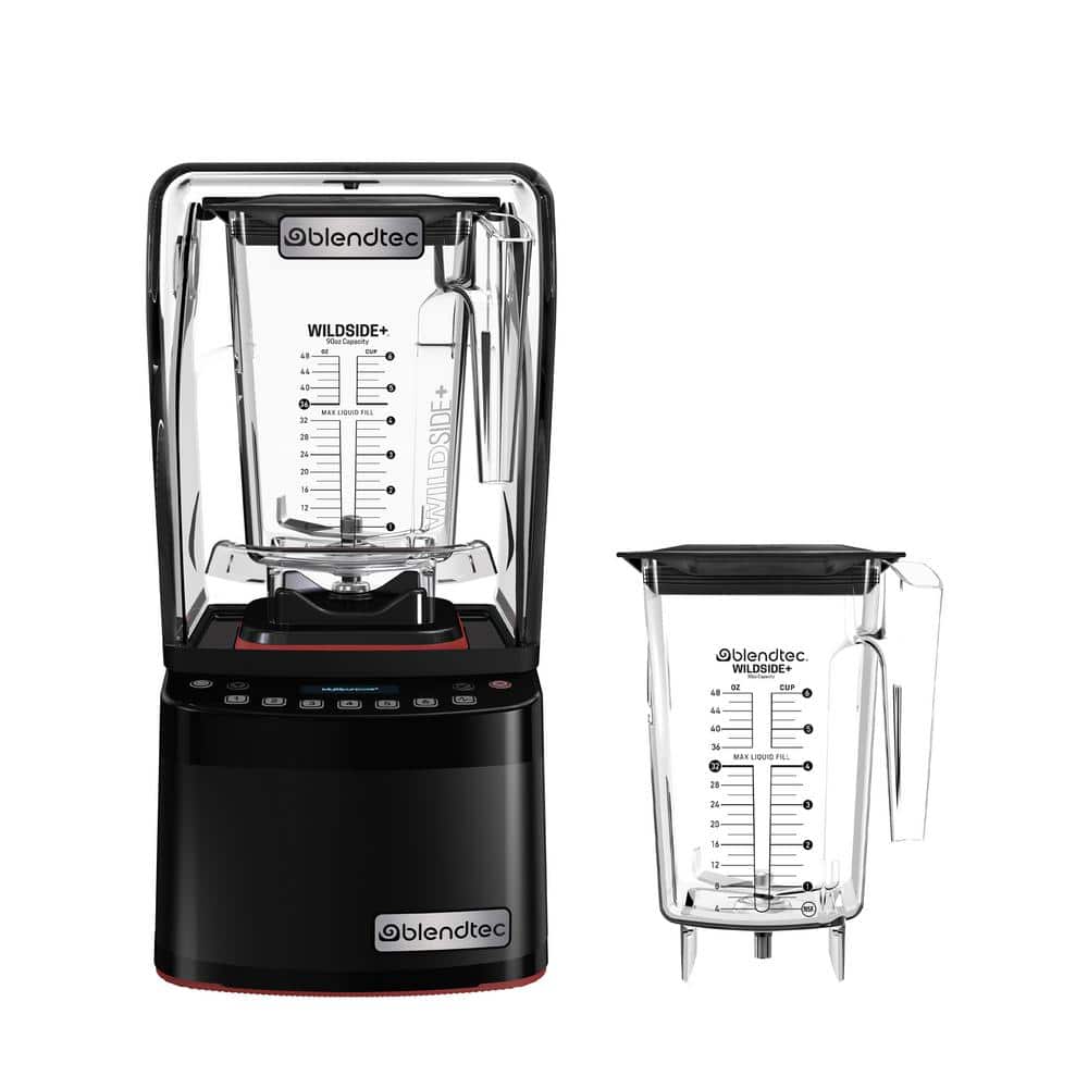 Blendtec Stealth 885 Black Commercial Blender with Tritan Containers