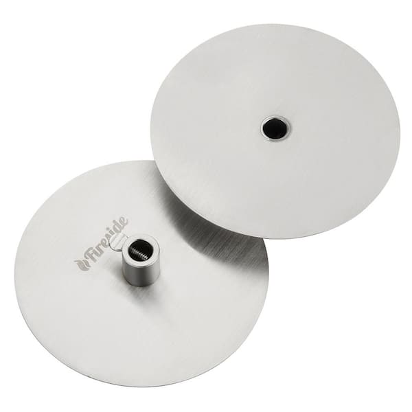 Universal Grill Rotisserie Gyros 2 Discs, Fits 1/2 in. or 3/8 in. Hexagon, 3/8 in. or 5/16 in. Square Spit Rods