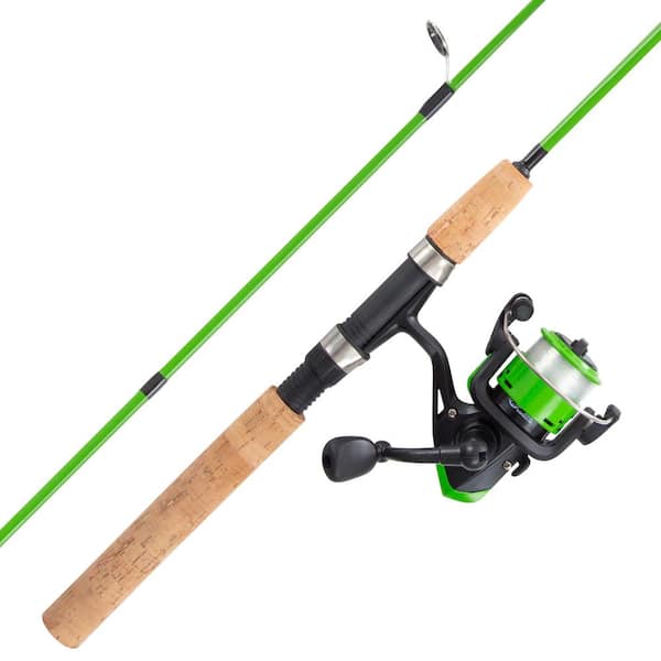 5 ft. 2 in. Fiberglass Fishing Rod and Reel Starter Set - 2000