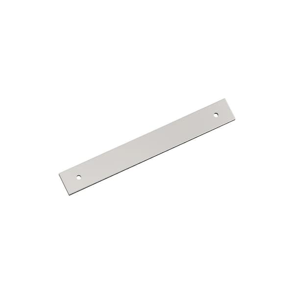 Ladera 6-5/16 in. Center-to-Center Rectangle Polished Nickel Pull Cabinet Backplate