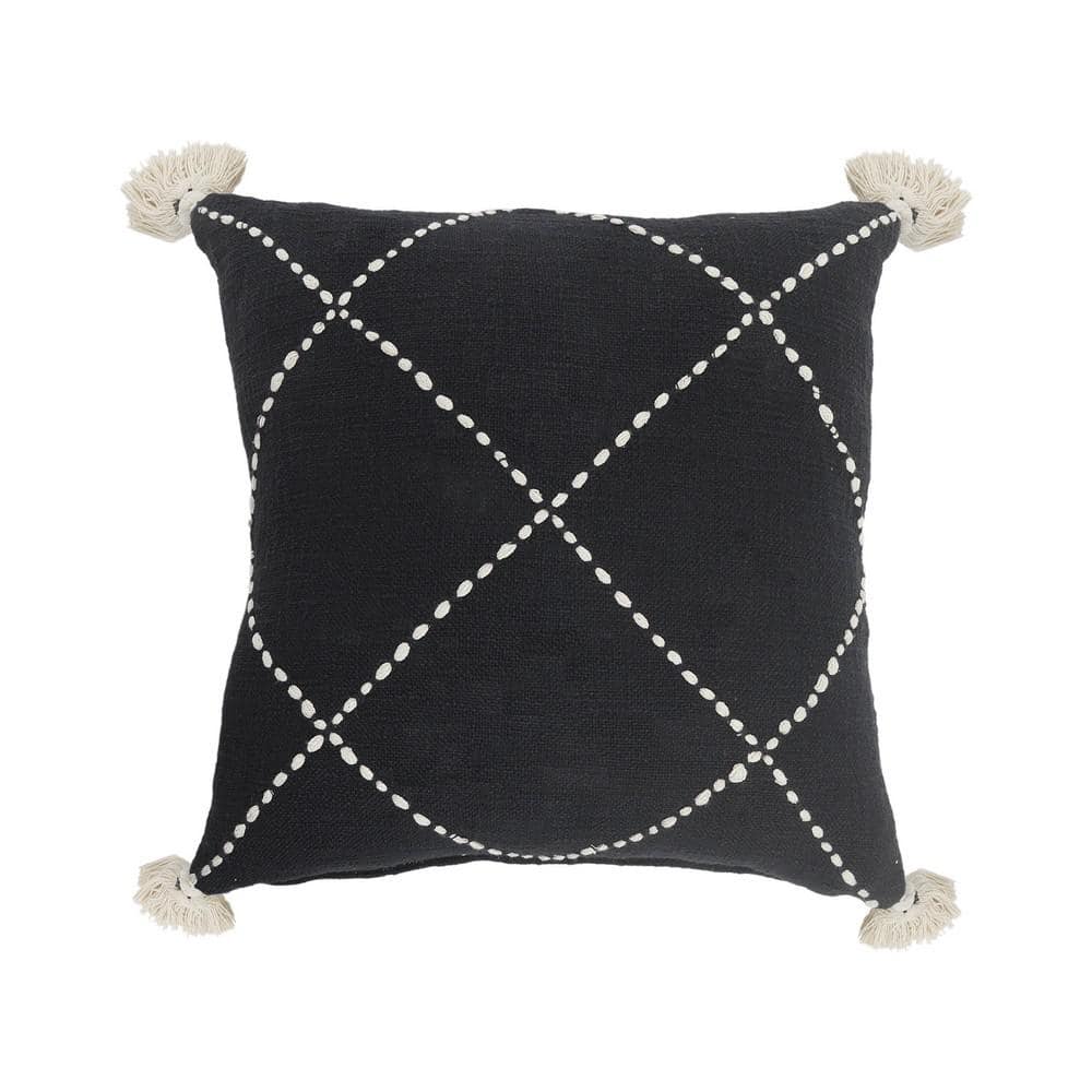 Black and White Geometric Pillow  Lumbar Pillows – The Citizenry