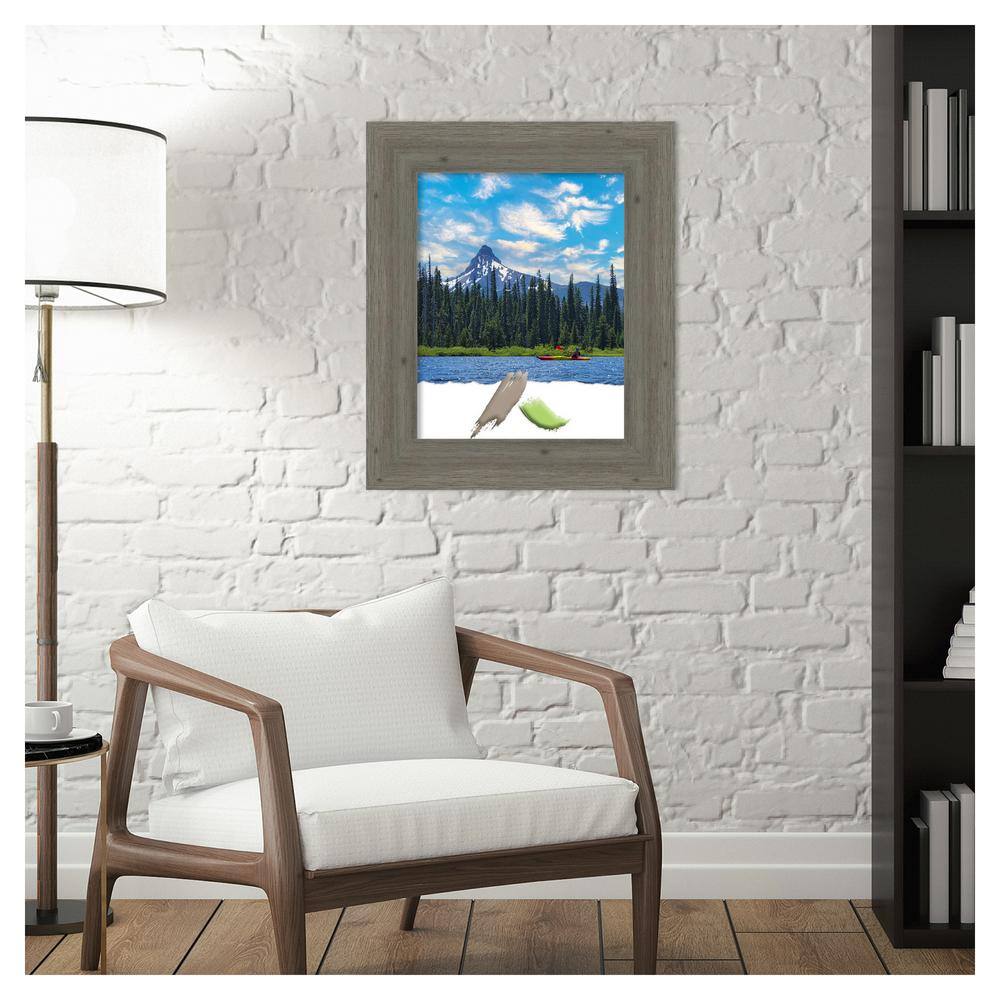 Fencepost Gray Distressed Wood 11x14 Wall Picture Frame