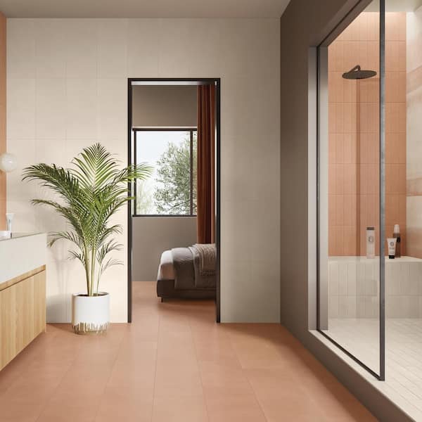 Sahara Rectangular 3 in. x 12 in. Matte Rose Porcelain Tile (11.63 sq. ft./Case)