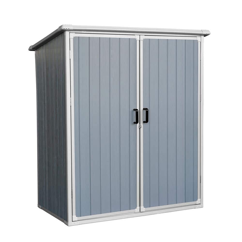 5 ft. W x 3 ft. D Outdoor plastic Storage Shed, Multiple Storage for Backya