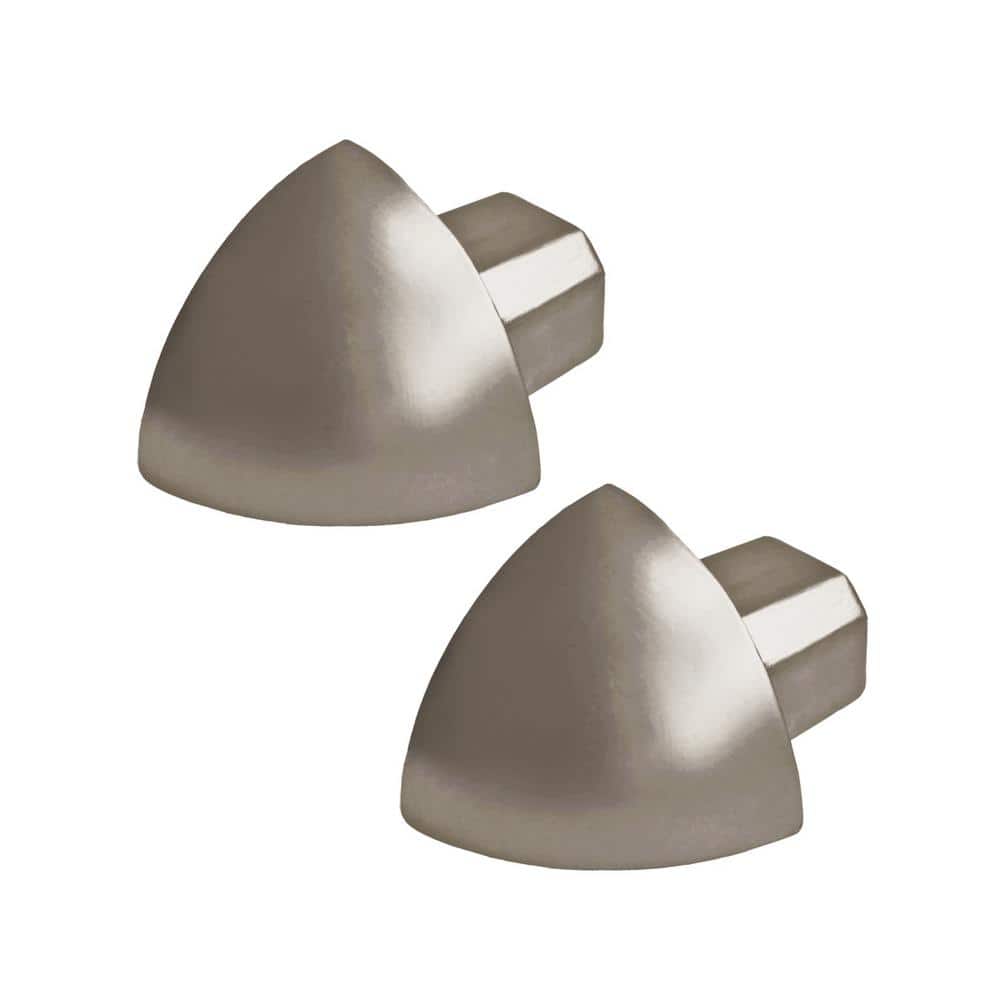 Durondell 5/16 in. Round Edge Ext Crnr Aluminum Hi-Gloss Anodized Nickel/Titanium Molding and Transition Trim price history on PriceWatchPro