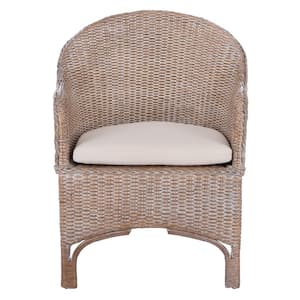 Antonia Gray/Off-White Arm Chair