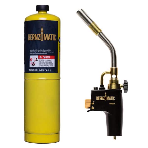 Bernzomatic Max Performance Torch Kit with 14.1 oz. Map-Pro Cylinder and Premium Blow Torch with Adjustable Flame