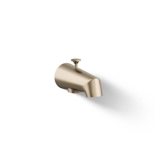 Wall Mount Bath Spout in Vibrant Brushed Bronze