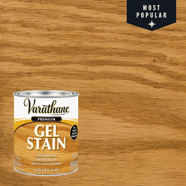 Varathane 1 qt. Golden Oak Semi-Transparent Interior Wood Gel Stain