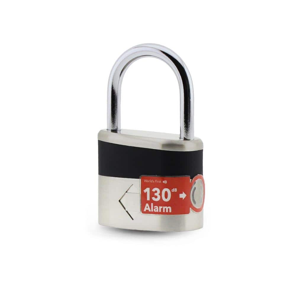 Details about   Crystal Vision Anti-Theft Loud 130db Alarm Padlock and Bike U Lock Combo 