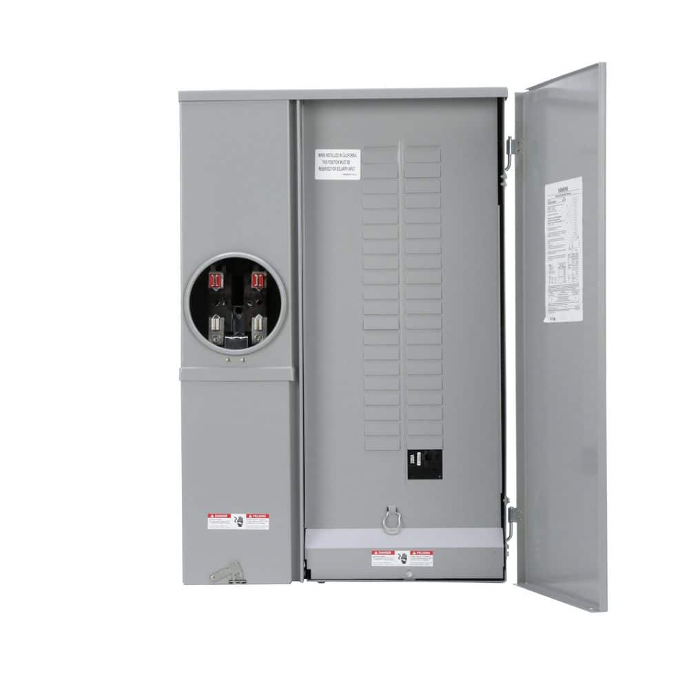 200 Amp 40-Space 40-Circuit Overhead/Underground Fed Meter Main Combo Load Center price history on PriceWatchPro