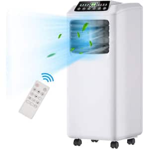 5,200 BTU Portable Air Conditioner Cools 250 Sq. Ft. with Dehumidifier, Fan and Window Mount Exhaust Kit in White