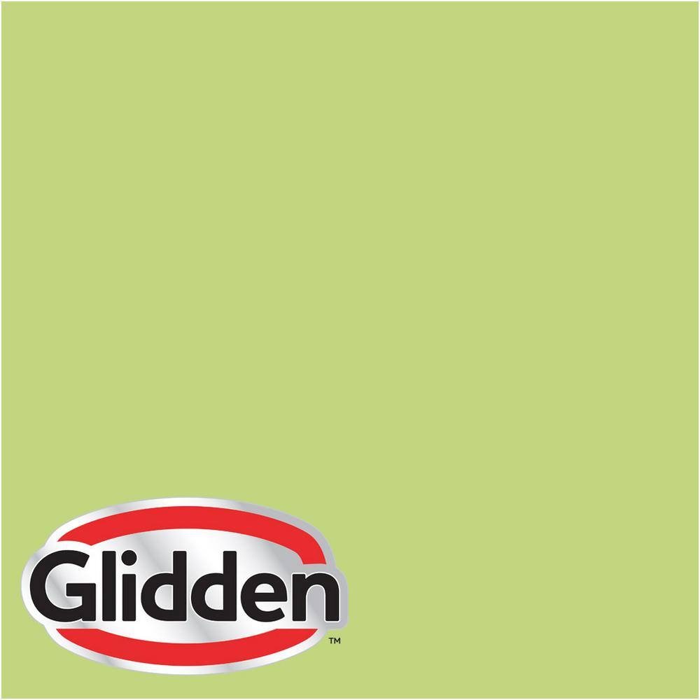 Spring Fill Green Glidden Premium 1-gal. #HDGG27 Spring Green Flat Latex Exterior Paint ...