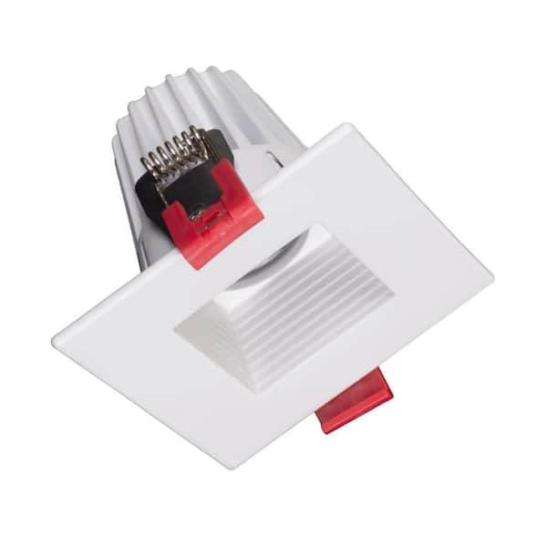 NICOR DQD 2 in. Square 4000K Remodel IC-Rated Canless Recessed Integrated LED Downlight Kit