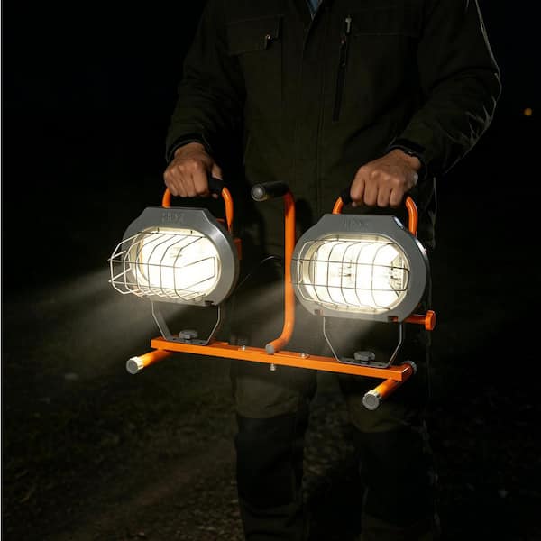 HDX 1200-Watt Halogen Tripod Work Light LG351-1200W - The Home Depot