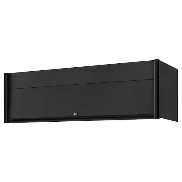 DX Series 72 in. W x 21 in. D Extreme Power Workstation Hutch in Matte Black with Black Handle