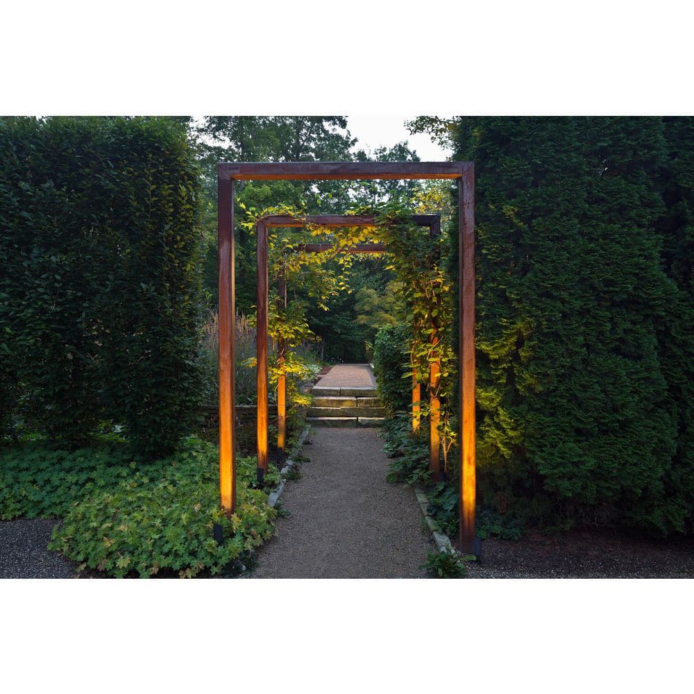 Matte Bronze PVC Outdoor Low Voltage Well Light