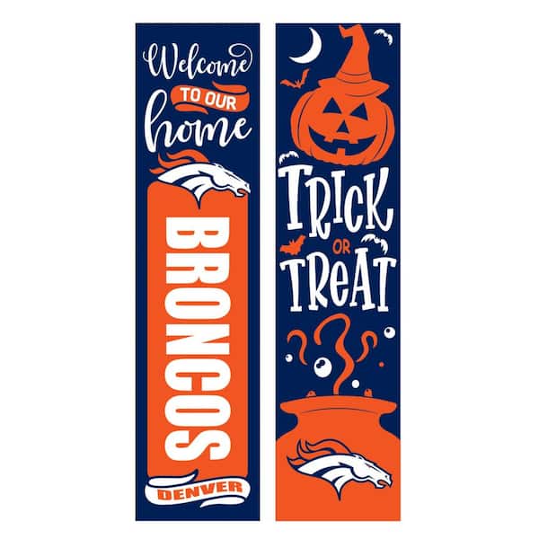 Evergreen 47 in. Double Sided Leaner Halloween Prop Porch Sign
